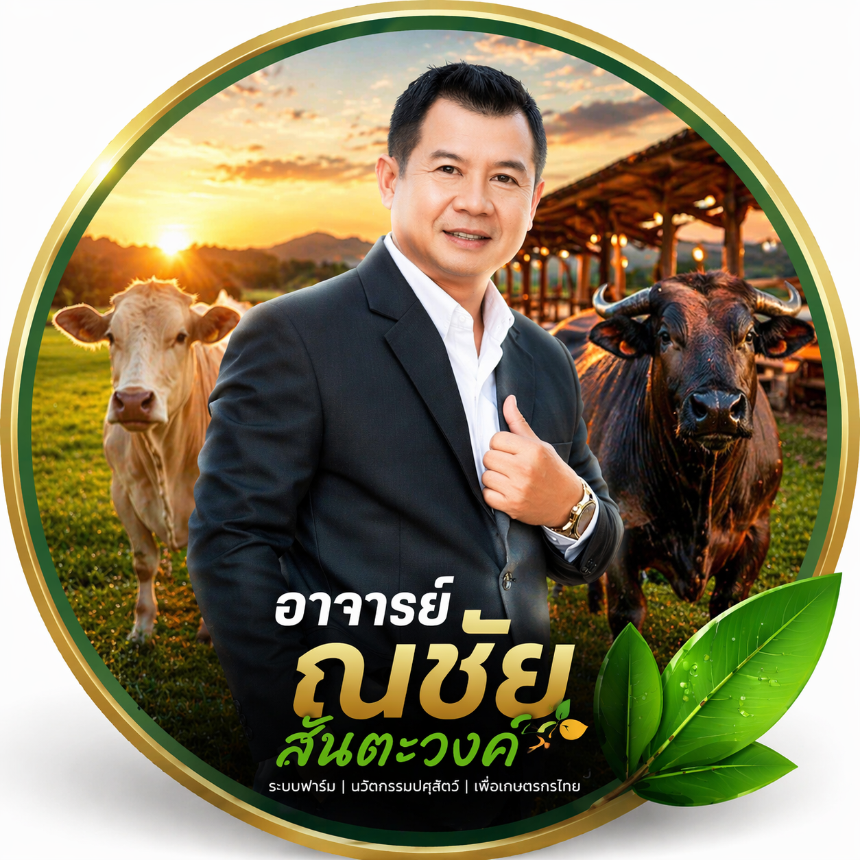 อาจารย์ณชัย สันตะวงค์ ผู้เชี่ยวชาญระบบฟาร์มชีวภาพ
